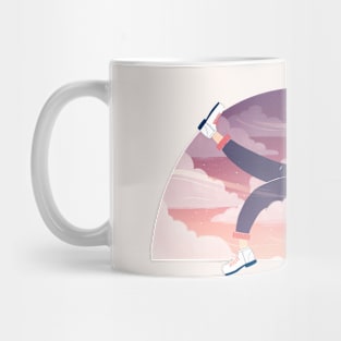 Sleeping on the clouds. #artwork Mug